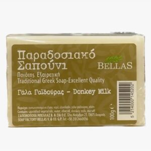 Παραδοσιακό Σαπούνι Γάλα Γαϊδούρας & Λάδι Ελιάς Bellas 100gr