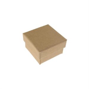 Κουτί Κοσμήματος Δαχτυλιδιού Οικολογικό Κραφτ 5x3x5cm KN1001