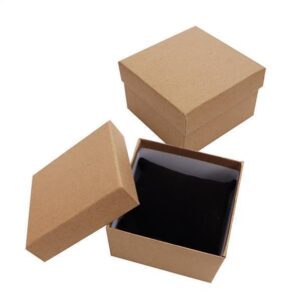 Οικολογικό Κραφτ Κουτί Κοσμημάτων - Ρολογιών 9x9x6 cm KN10103