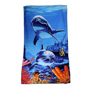 Πετσέτα Θαλάσσης Δελφίνια 180x90cm