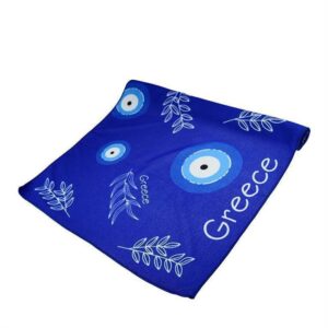 Πετσέτα Θαλάσσης Greece Μπλε Μάτι 70x140cm