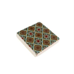 Κεραμικό Μαγνητάκι Σουβενίρ 5x5 με Floral Mosaic