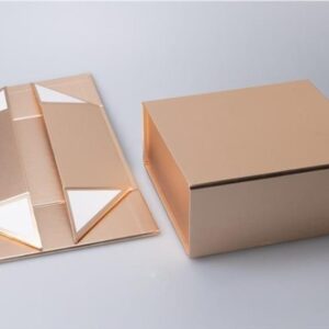 Bronze Luxury Κουτί Δώρου με Αυτόματο Άνοιγμα & Μαγνήτες 28x9x20cm SC7