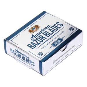 100 λεπίδες ξυραφιού μονής άκρης American Razor Blades