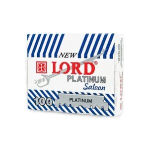 100 λεπίδες ξυραφιού μονής άκρης Lord Platinum Saloon