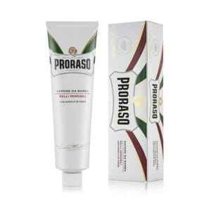 Proraso σαπούνι ξυρίσματος λευκό σε σωληνάριο για ευαίσθητες επιδερμίδες 150ml