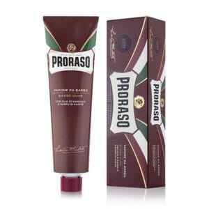 Proraso σαπούνι ξυρίσματος κόκκινο σε σωληνάριο για σκληρά γένια 150ml
