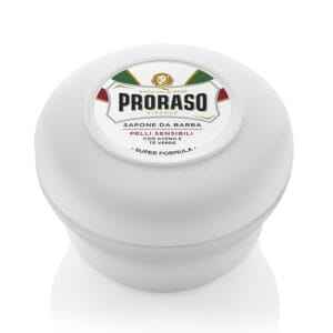 Proraso σαπούνι ξυρίσματος λευκό σε μπολ για ευαίσθητες επιδερμίδες 150ml