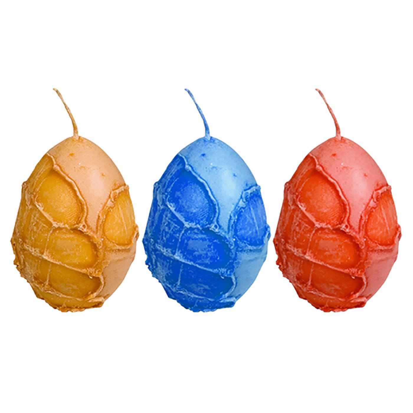 Colored Egg Candle 5x6cm 6x5cm Bunny's 93760