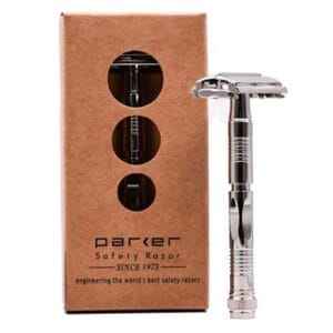 90R-rasoio-sicurezza-farfalla-aperta-parker - Travellers Shop