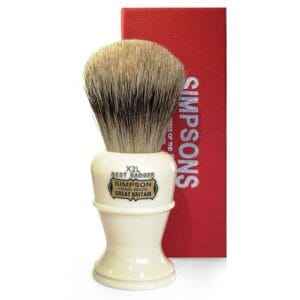 Simpsons shaving brush colonel x2l best badger