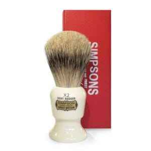 Simpsons shaving brush commodore x2 best badger