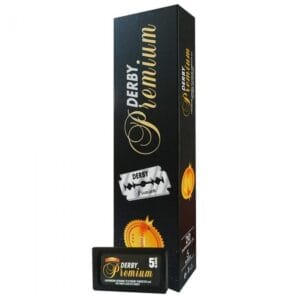100 λεπίδες ξυρίσματος Derby Premium Black Σουηδικού Ατσαλιού