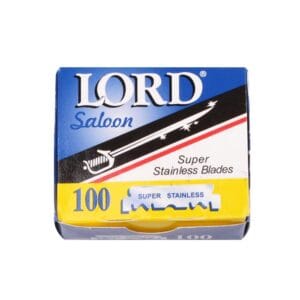100 λεπίδες ξυραφιού μονής άκρης Lord Saloon