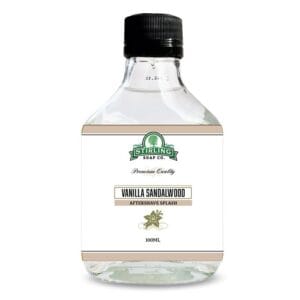 Stirling Soap Company aftershave βανίλια σανταλόξυλο 100ml