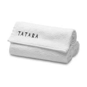 Tatara white towel pure cotton