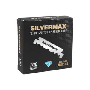 100 λεπίδες ξυρίσματος μονής άκρης Silvermax Cryo Sputtered