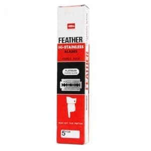 100 λεπίδες ξυραφιού Feather Hi-Stain