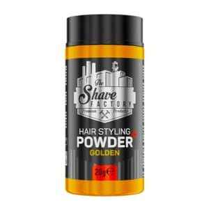 The Shave Factory πούδρα όγκου για μαλλιά με ματ αποτέλεσμα Golden 20 g
