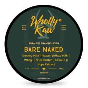 Wholly Kaw shaving soap Bare Naked 114gr