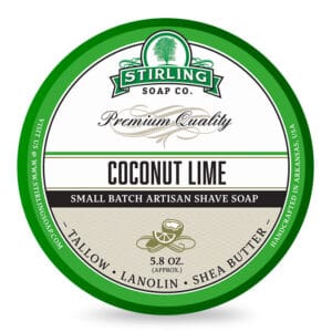 Κρέμα ξυρίσματος Stirling Soap Company καρύδα-λάιμ 170ml