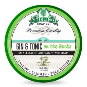 Κρέμα ξυρίσματος Stirling Soap Company με τζιν-τόνικ 170ml