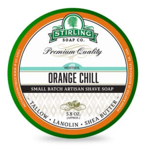 Κρέμα ξυρίσματος Stirling Soap Company με άρωμα πορτοκαλιού και δροσιάς 170ml