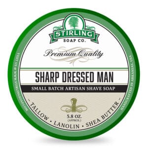Κρέμα ξυρίσματος Stirling Soap Company για άνδρες με έντονη ενδυμασία 170ml