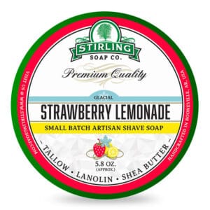 Κρέμα ξυρίσματος Stirling Soap Company με παγωμένη φράουλα και λεμονάδα 170ml