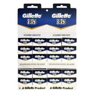 100 λεπίδες ξυραφιού από ανοξείδωτο ατσάλι Gillette 365