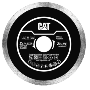CAT Δίσκος κοπής πλακιδίων διαμαντέ 110x22,23x1.6mm DA09021