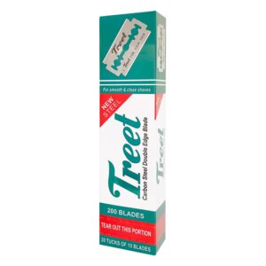 200 λεπίδες ξυραφιού Treet New Steel