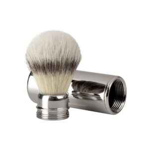 Mondial συνθετικό ταξιδιωτικό πινέλο ξυρίσματος με θήκη