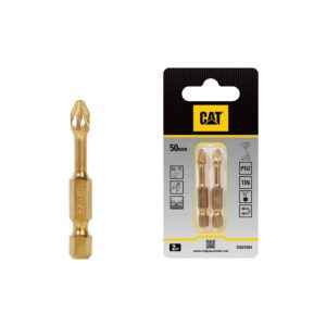 CAT Punta a cacciavite a croce con dimensione PH2 50mm confezione da 2 pezzi DA01004