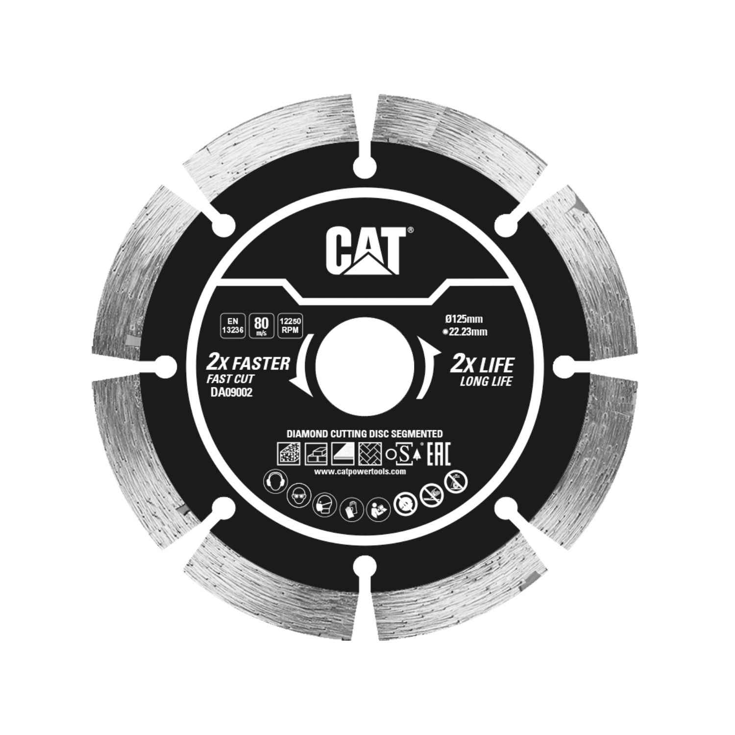 CAT Disco da taglio diamantato Laser 125x22.23x2mm DA09002
