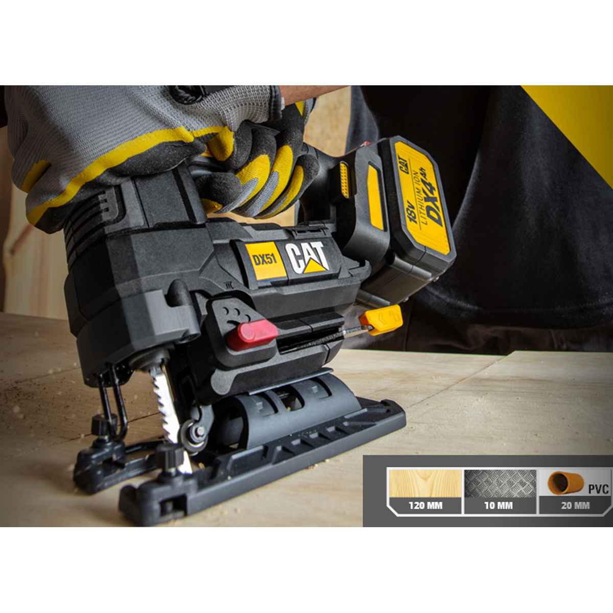 CAT Solo Σέγα Brushless 18V DX51B - Image 3