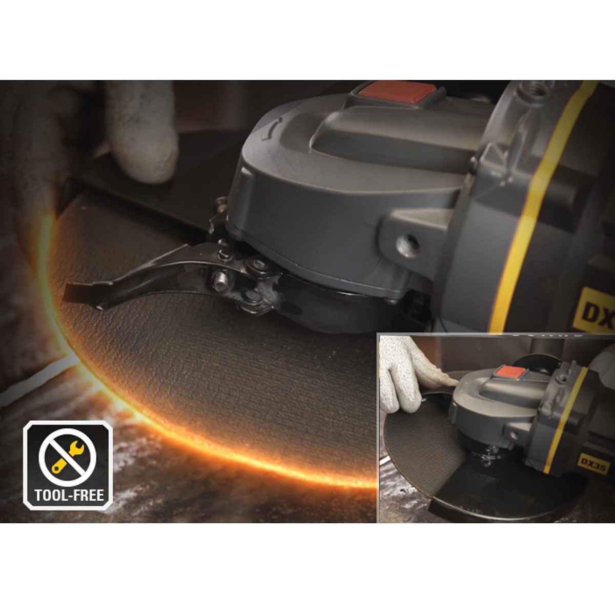 CAT Γωνιακός τροχός 230mm 2350W DX35 - Image 5