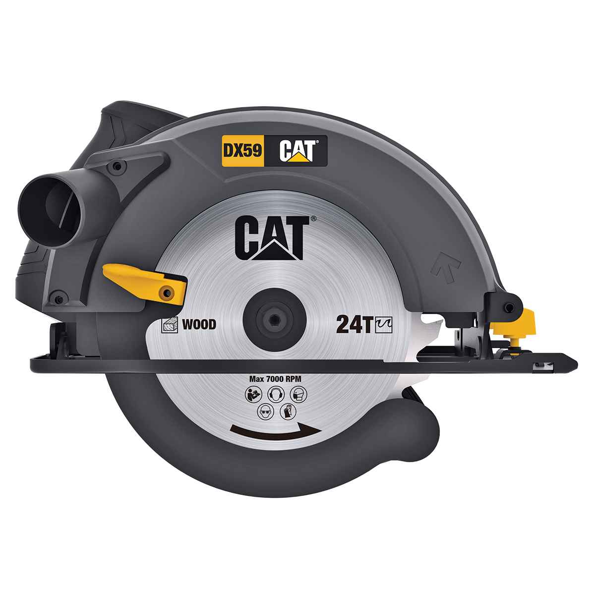 CAT Sega circolare 185mm 1400W DX59 - immagine 2