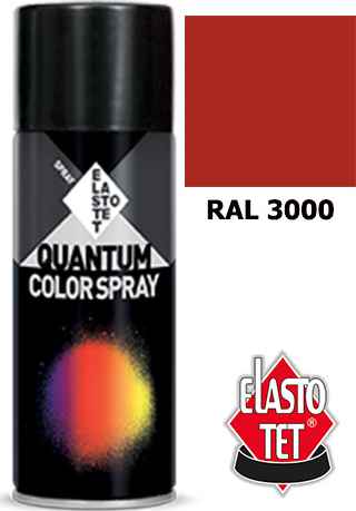 Σπρέι κόκκινο "flame red" Quantum RAL 3000 - 400ml - Image 4