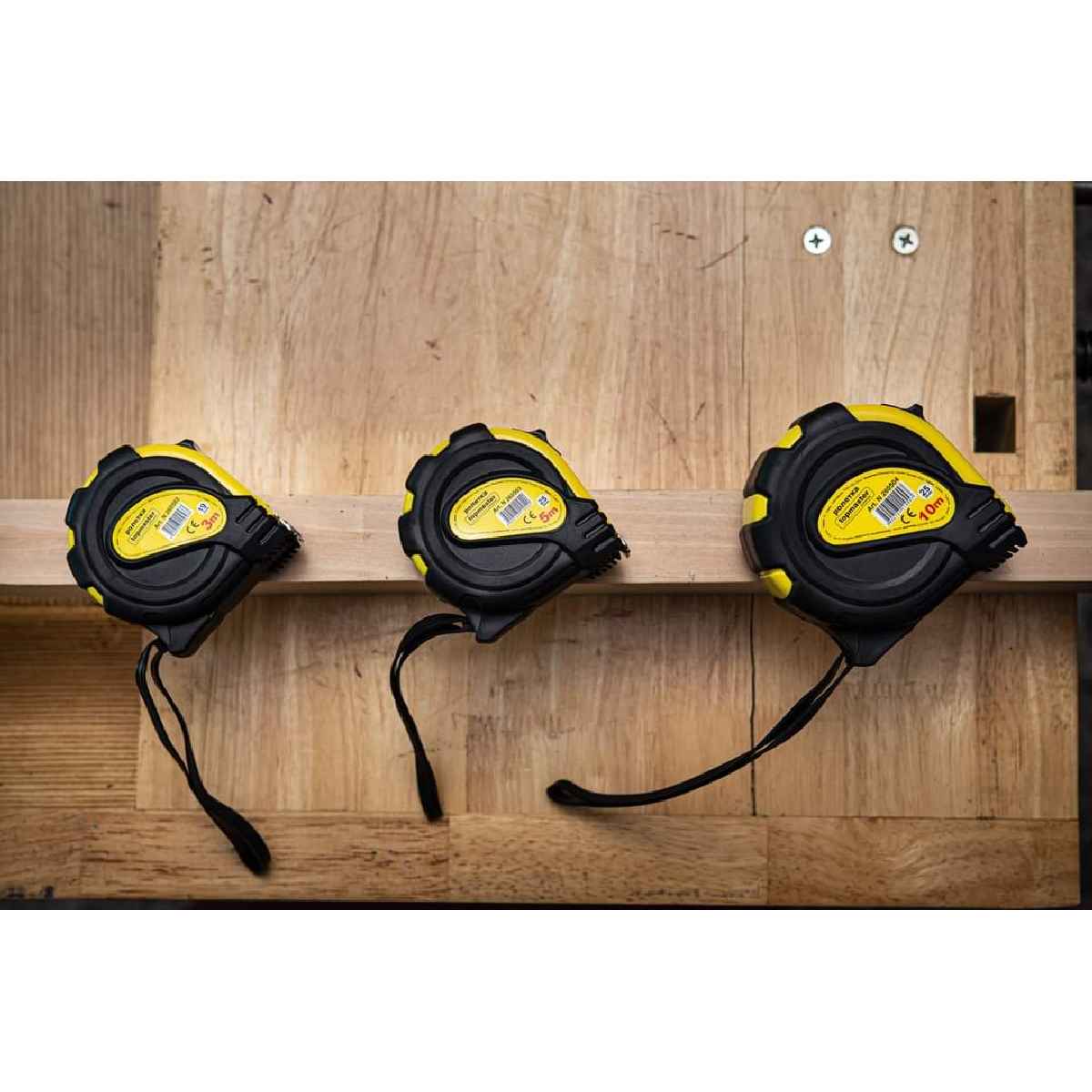 TOP MASTER Nastro a metro 5M*25MM con ritorno automatico e magnete 260503 - immagine 3