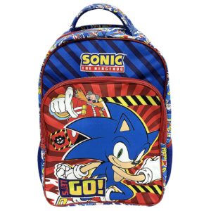 Τσάντα Πλάτης Δημοτικού Sonic 45cm Sonic