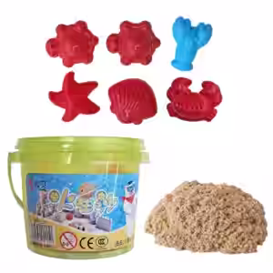 Έξυπνη Άμμος σε Κουβαδάκι με 6 Καλούπια 300gr net JustNote 703553