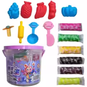 Ζυμαράκια σε Κυλινδρικό Κουτί με Εργαλεία και Καλούπια 12x12cm JustNote 703555