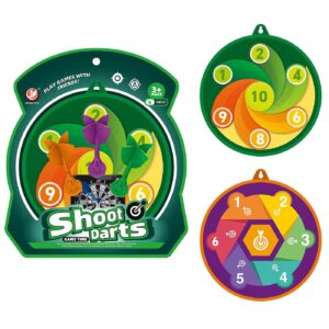 Στόχος 15cm Διπλής Όψης με Βελάκια 19x22x4cm ToyMarkt 913610