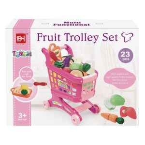 Καρότσι Σουπερμάρκετ 23 τεμ σε Κουτί 29x21x6cm ToyMarkt 971145
