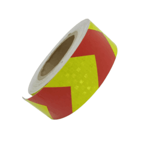 Ανακλαστική κολλητική ταινία σήμανσης με βέλος - 5cm/10m - 010504