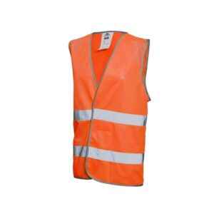 Gilet da lavoro con nastri riflettenti arancione XL HVBLAOXL