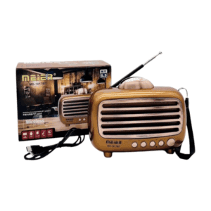 Επαναφορτιζόμενο ραδιόφωνο Retro - MD-1017 BT - 410171 - Gold