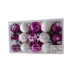 Σετ Χριστουγεννιάτικες μπάλες - 4cm - 30pcs - 02352