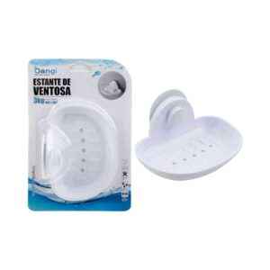 Επιτοίχια σαπουνοθήκη μπάνιου με βεντούζα - 03432